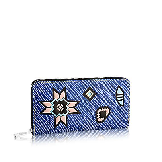 #m61494 l**is V*t*n 2015/2016 fall epi azteque zipper wallet- 2 colors