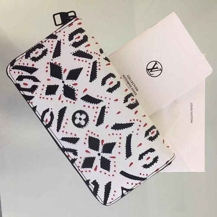 #m61496 l**is V*t*n 2015/2016 graphic print zipper wallet