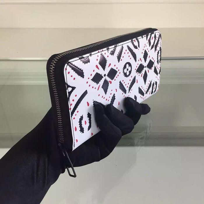 #m61496 l**is V*t*n 2015/2016 graphic print zipper wallet