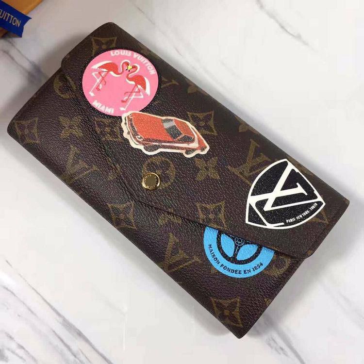 m62147 l**is V*t*n 2017 premium monogram canvas sarah wallet