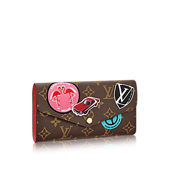 m62147 l**is V*t*n 2017 premium monogram canvas sarah wallet