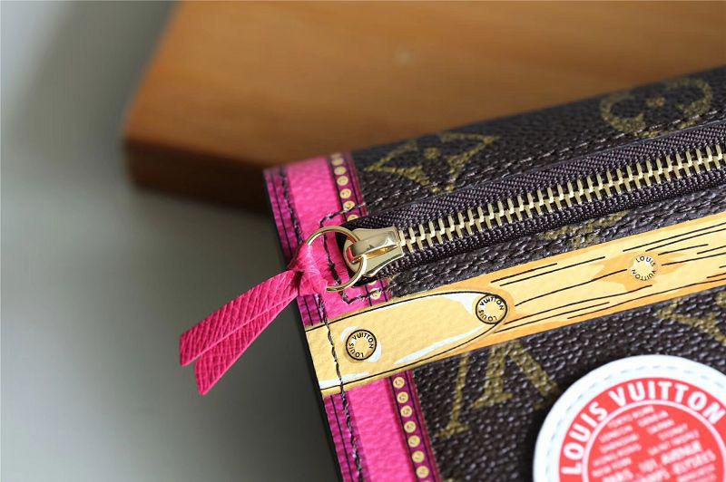m62456 l**is V*t*n 2018 premium monogram canvas pochette weekend clutch