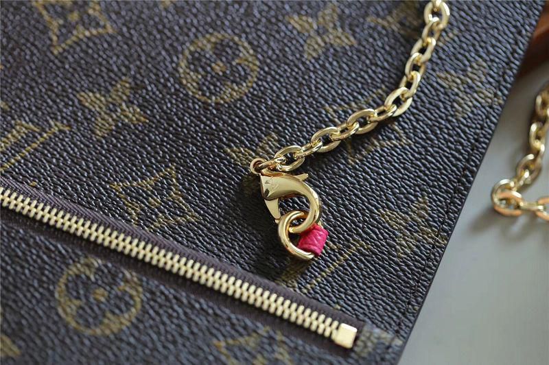 m62456 l**is V*t*n 2018 premium monogram canvas pochette weekend clutch