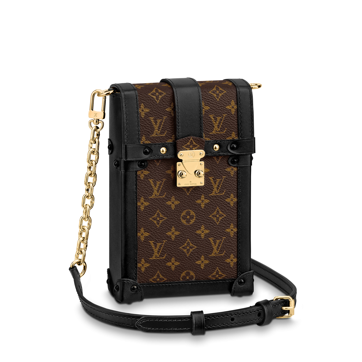 #M63913 Monogram Canvas Vertical Trunk Pochette