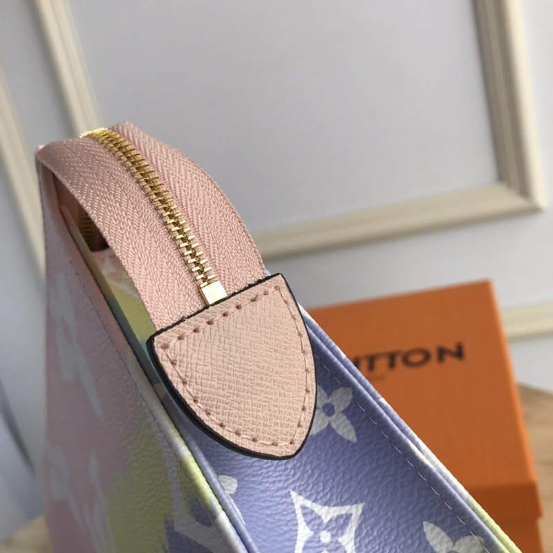 #m69137 l**is V*t*n monogram canvas lv escale poche toilette 26-pastel
