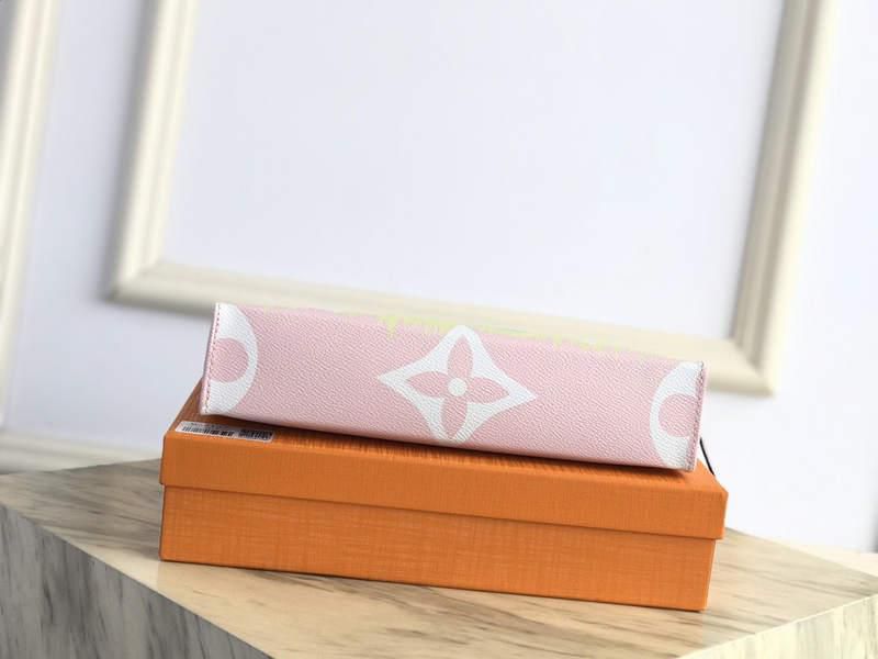 #m69137 l**is V*t*n monogram canvas lv escale poche toilette 26-pastel