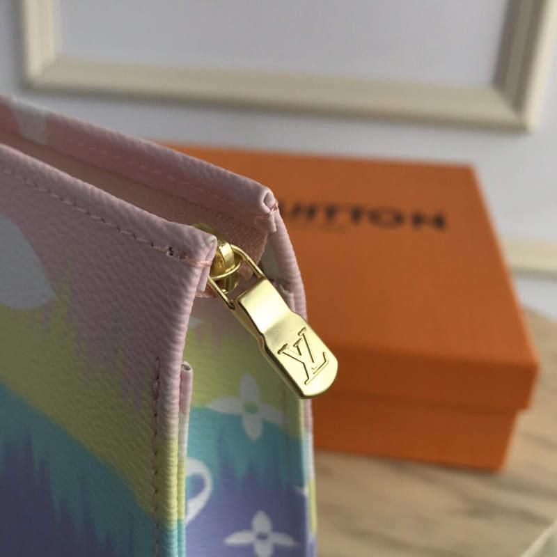 #m69137 l**is V*t*n monogram canvas lv escale poche toilette 26-pastel