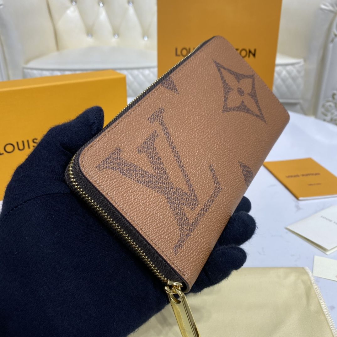 #m69353 l**is V*t*n giant monogram reverse zippy wallet