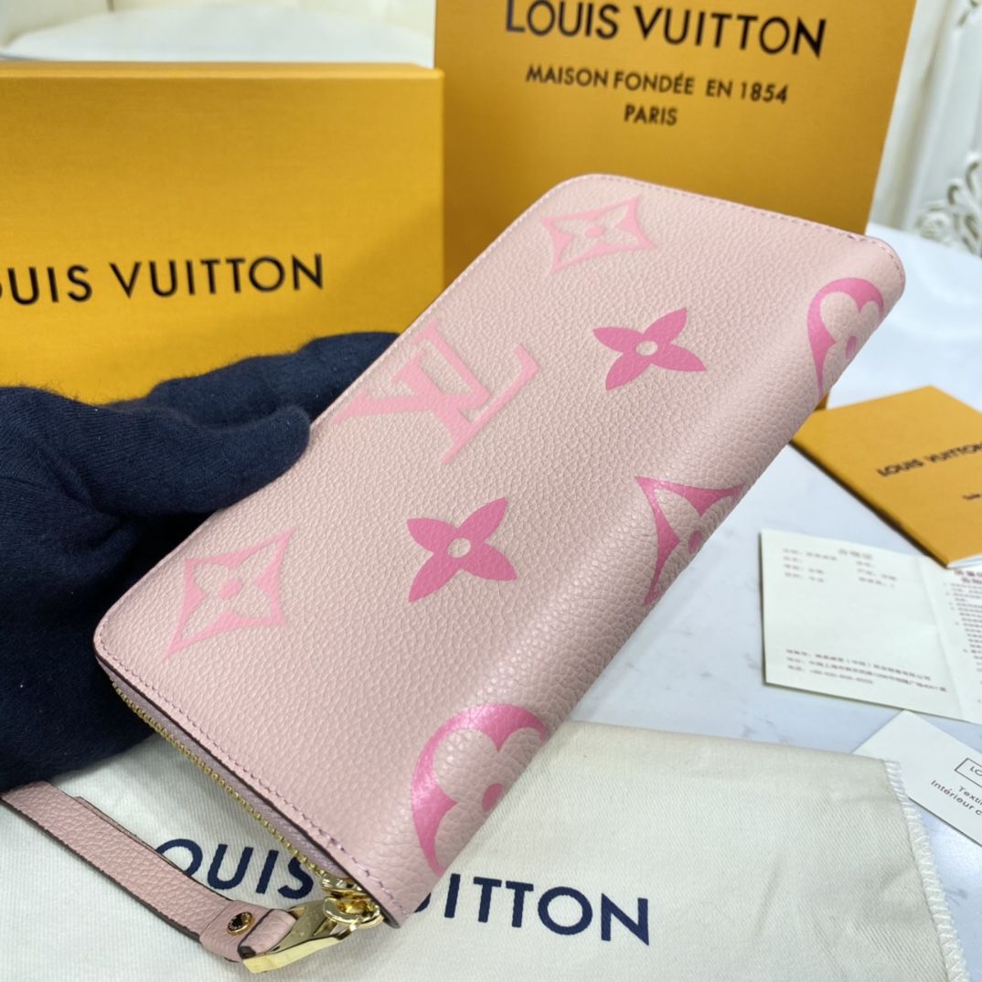 #m80403 l**is V*t*n summer 2021 zippy wallet-rose pink