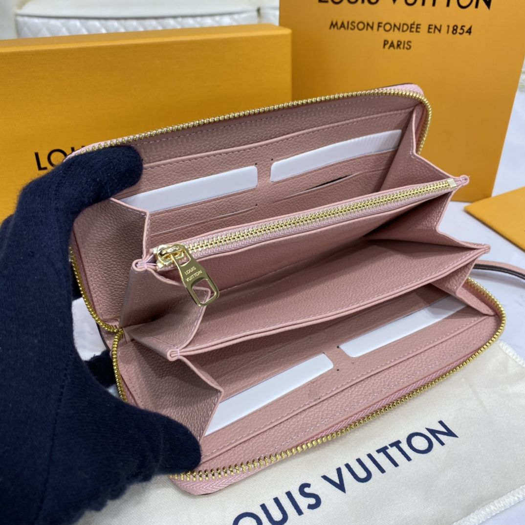 #m80403 l**is V*t*n summer 2021 zippy wallet-rose pink