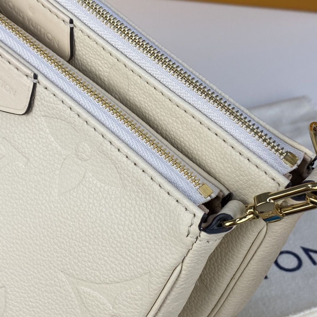 #m80447 l**is V*t*n monogram empreinte multi pochette accessoires-cream
