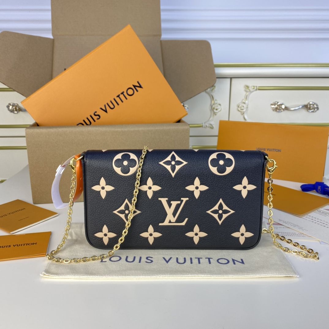 #m80482 l**is V*t*n monogram empreinte félicie pochette