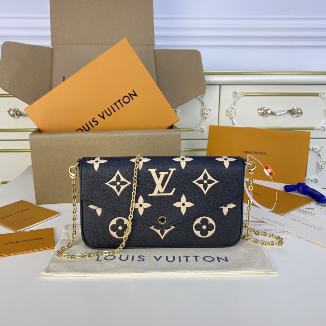 #m80482 l**is V*t*n monogram empreinte félicie pochette