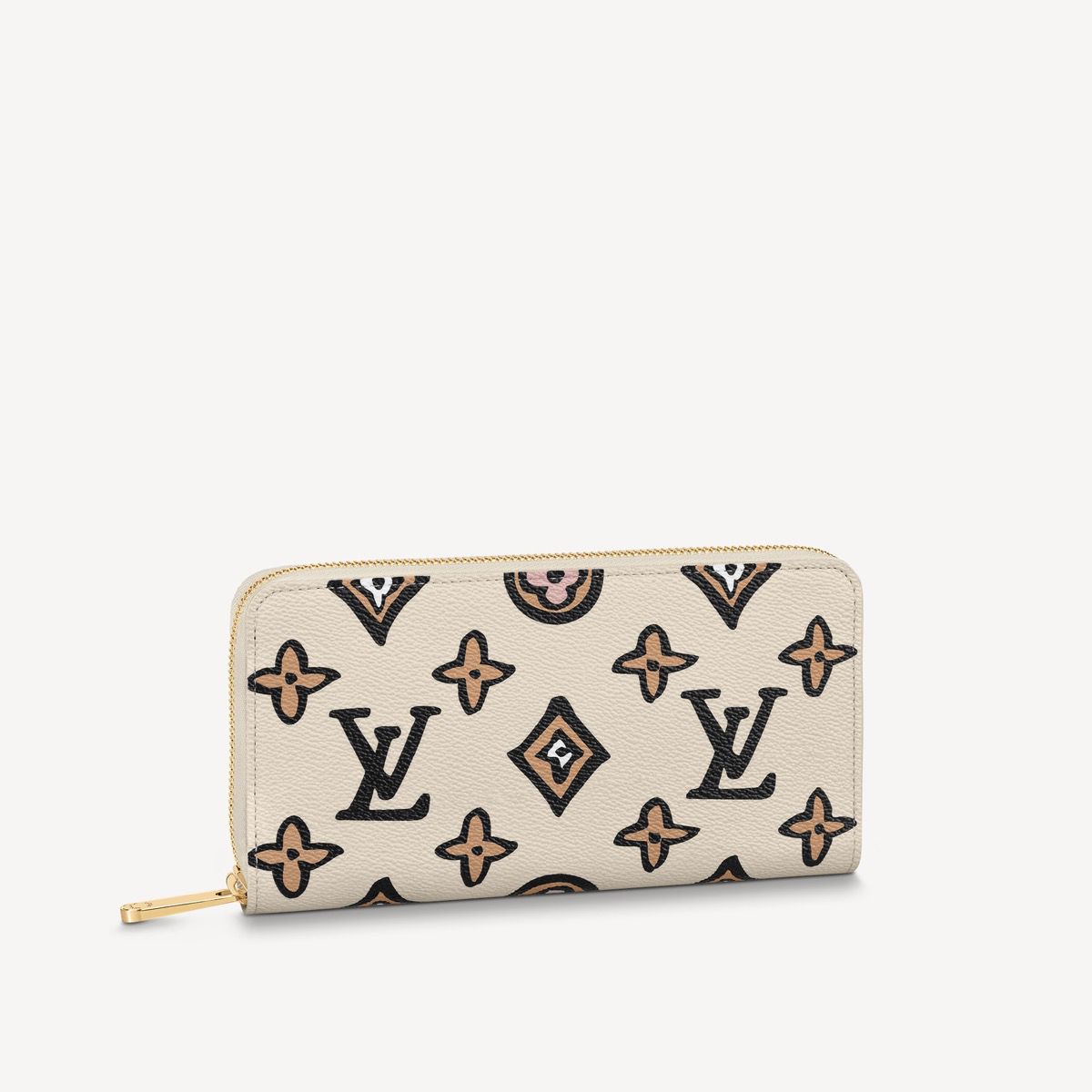 #m80676 l**is V*t*n wild at heart zippy wallet
