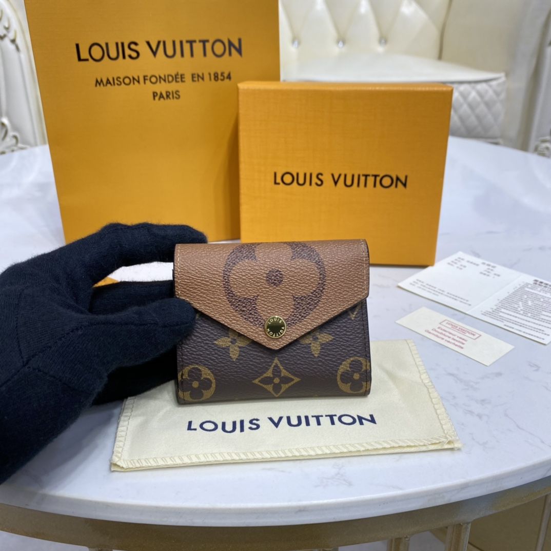 #m80725 l**is V*t*n monogram reverse zoé wallet
