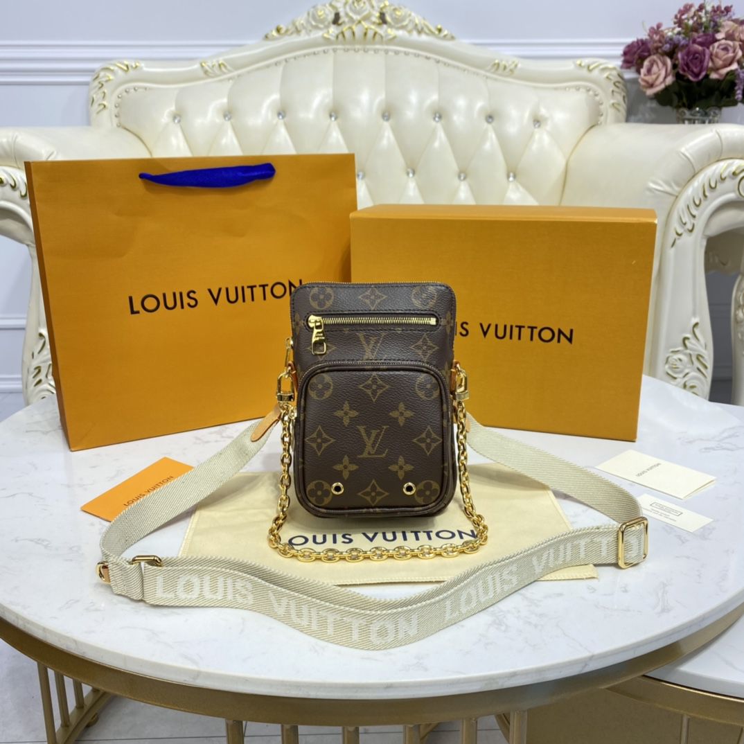 #m80746 l**is V*t*n monogram canvas utility phone sleeve