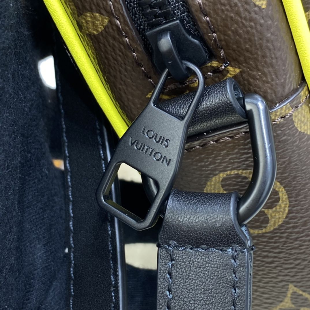 #m80793 l**is V*t*n monogram macassar christopher wearable wallet-yellow