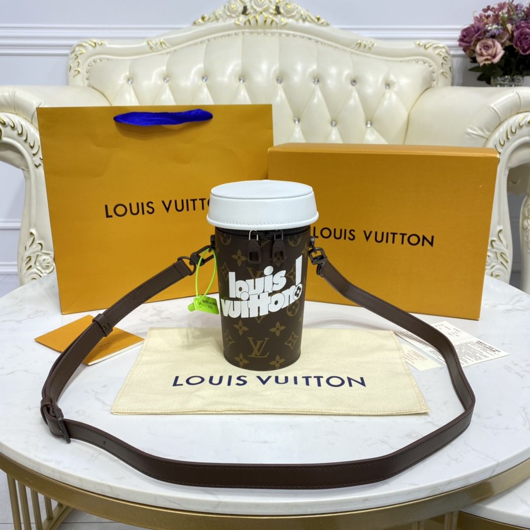 #m80812 l**is V*t*n monogram everyday lv coffee cup pouch