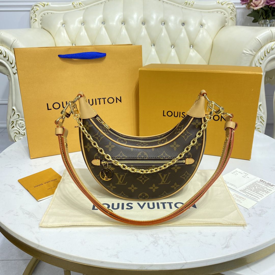 #m81098 l**is V*t*n monogram canvas loop bag