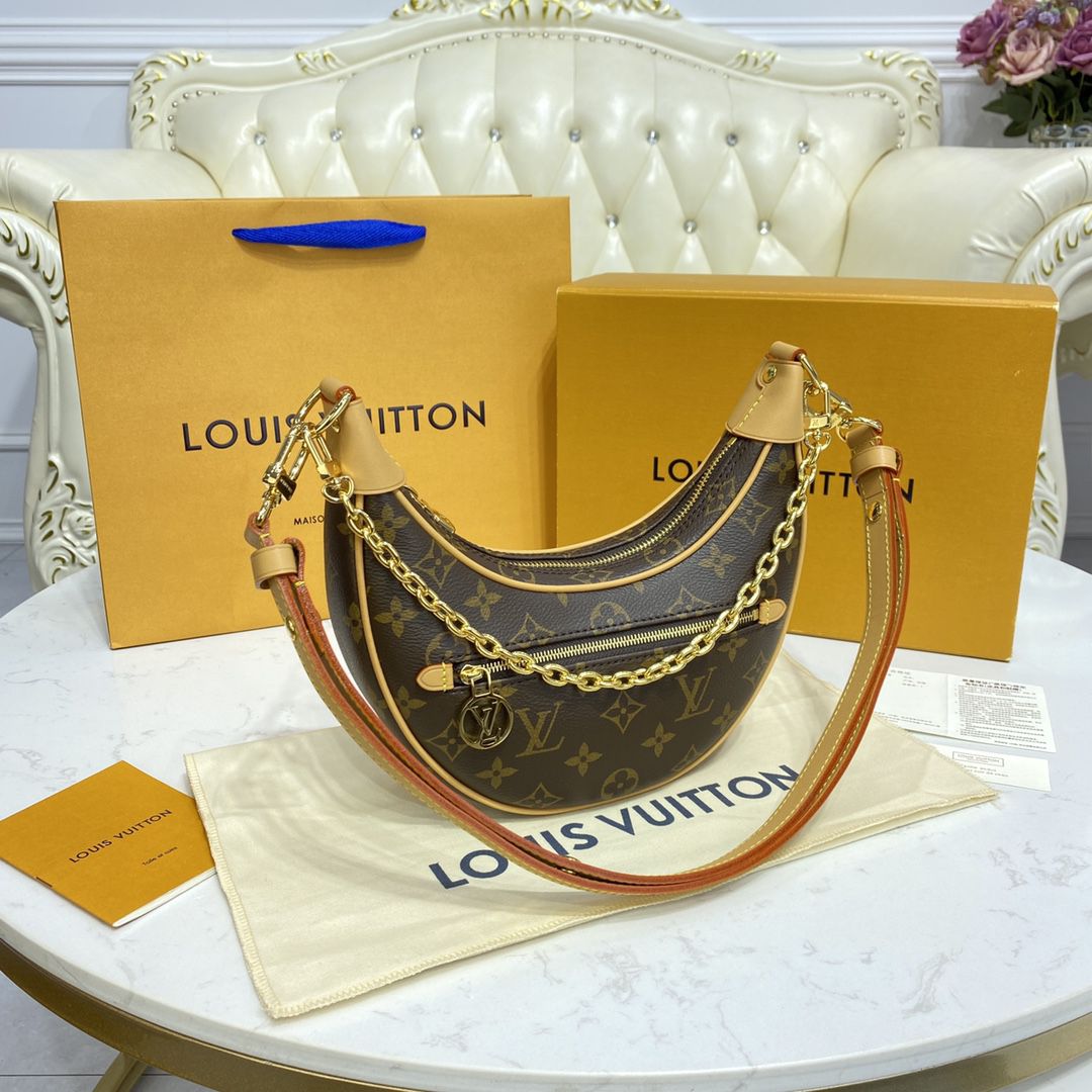#m81098 l**is V*t*n monogram canvas loop bag