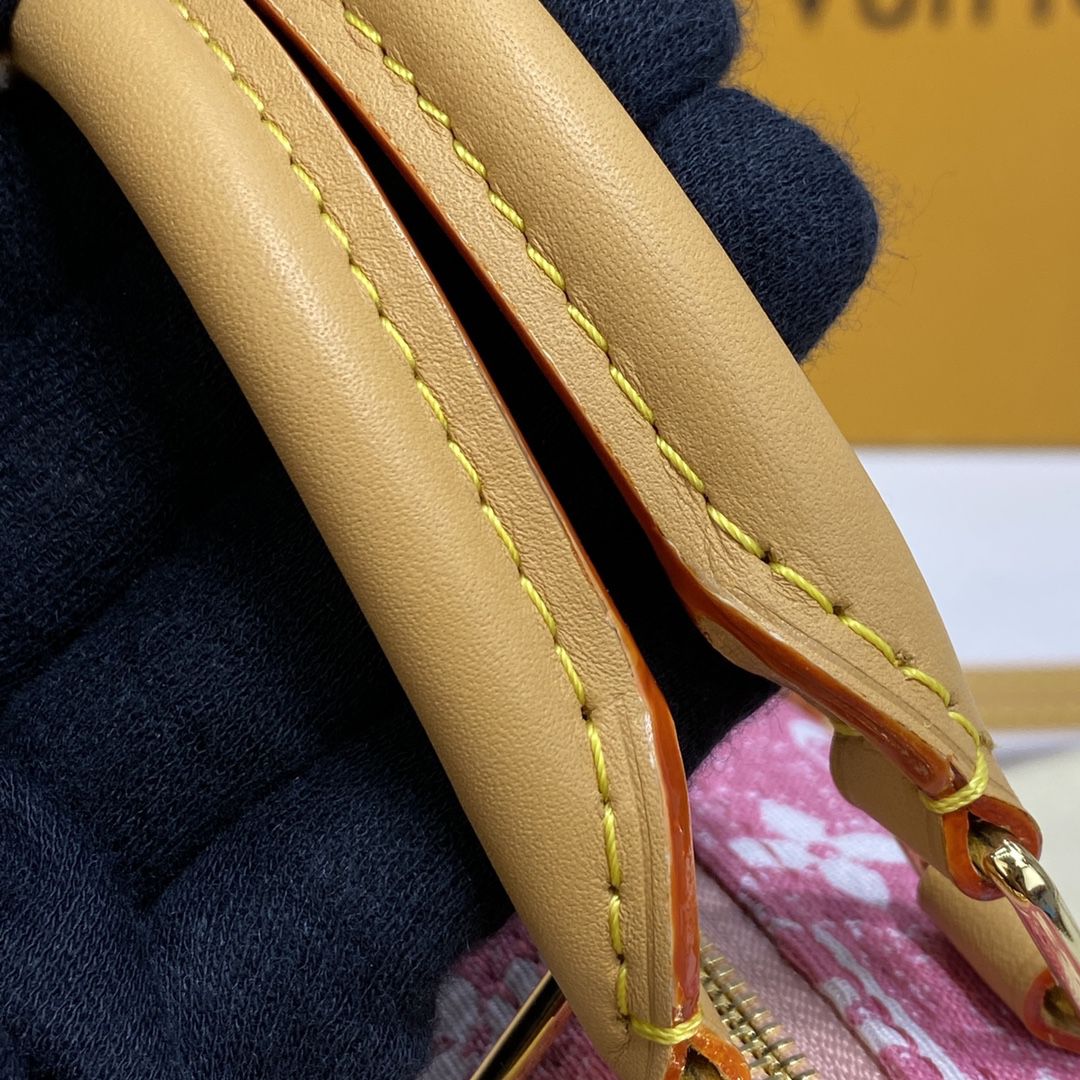 #m81213 l**is V*t*n monogram jacquard denim nano speedy