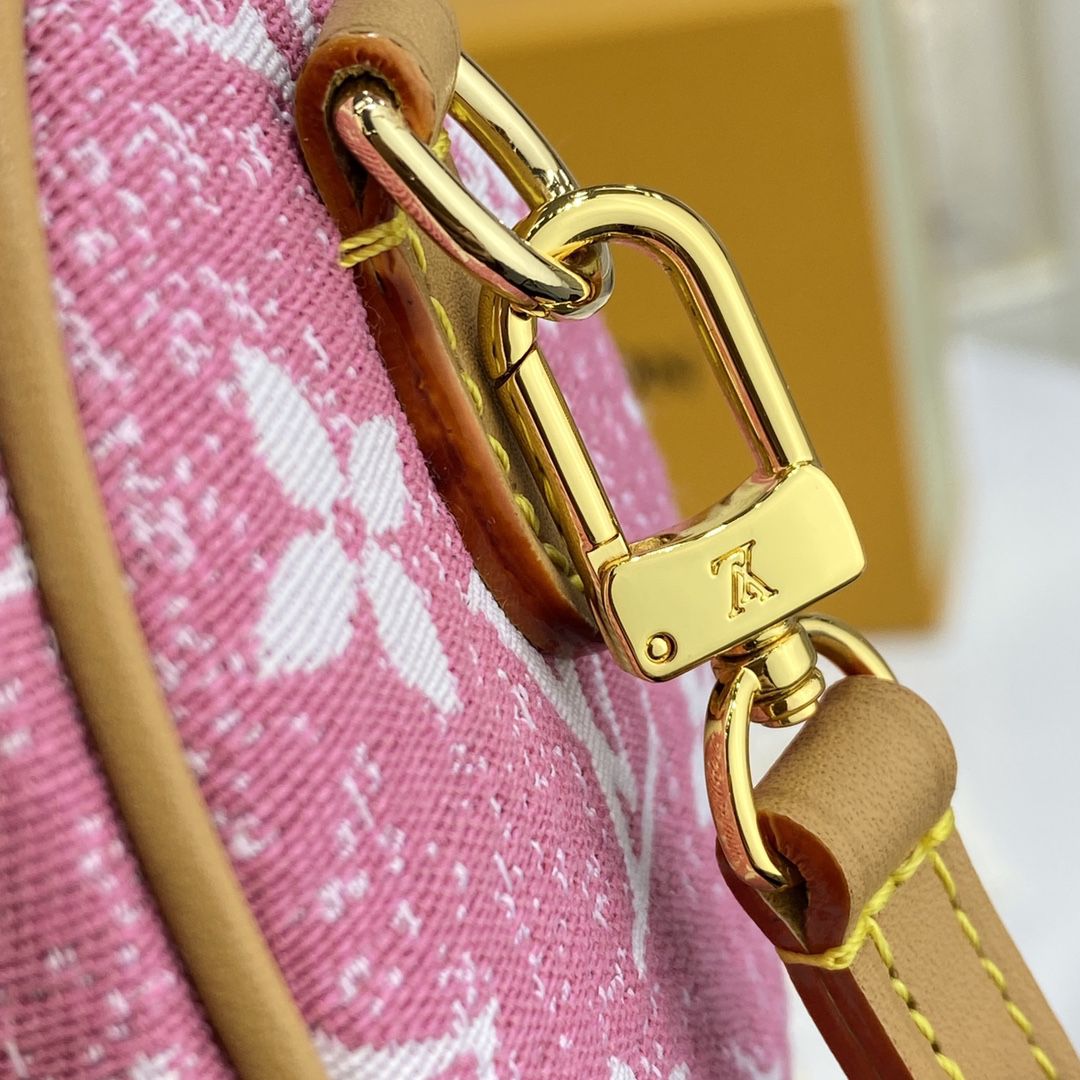 #m81213 l**is V*t*n monogram jacquard denim nano speedy