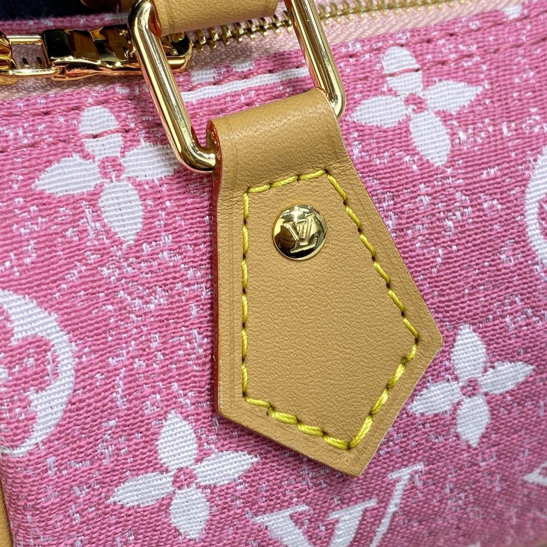 #m81213 l**is V*t*n monogram jacquard denim nano speedy