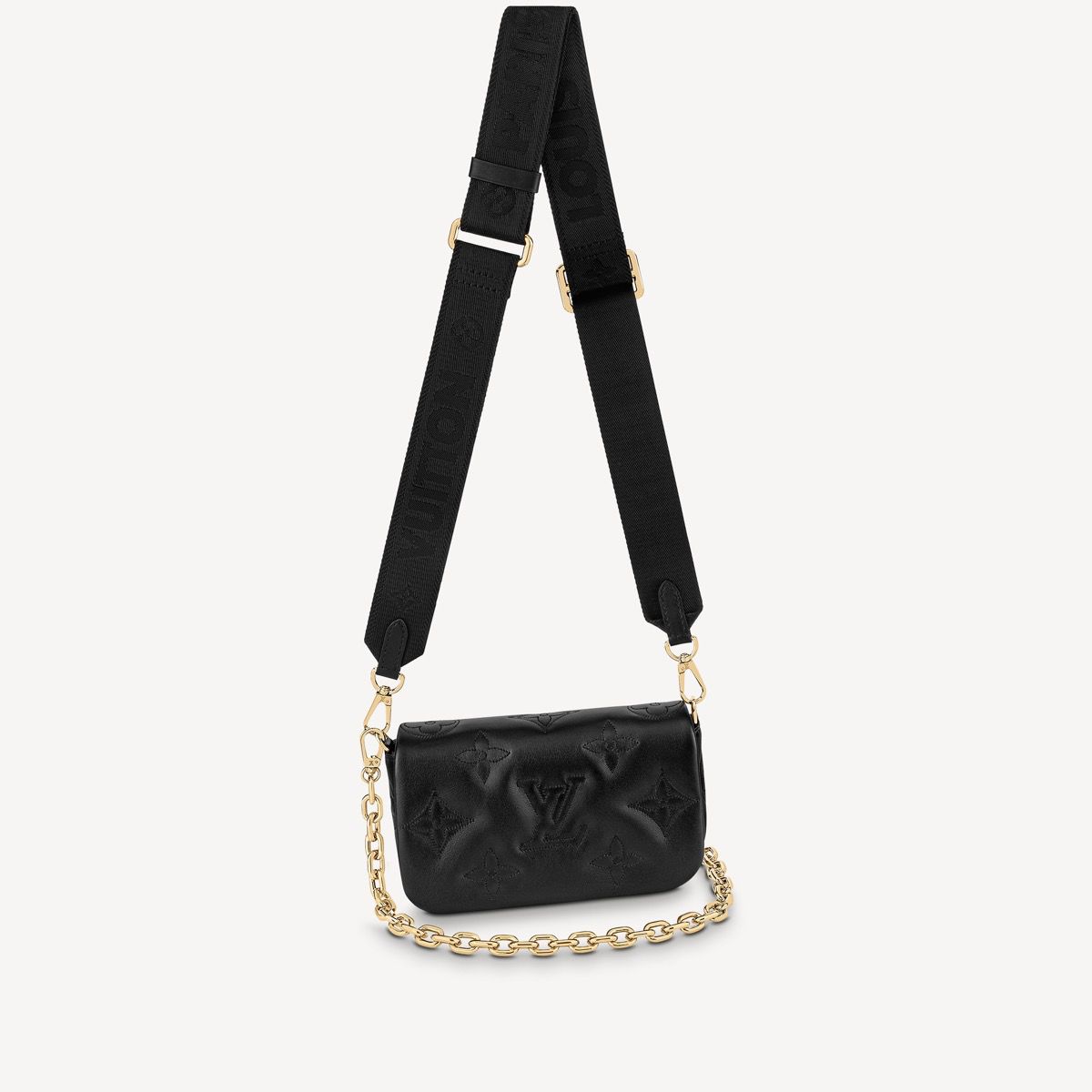 #m81398 l**is V*t*n bubblegram wallet on strap wallet