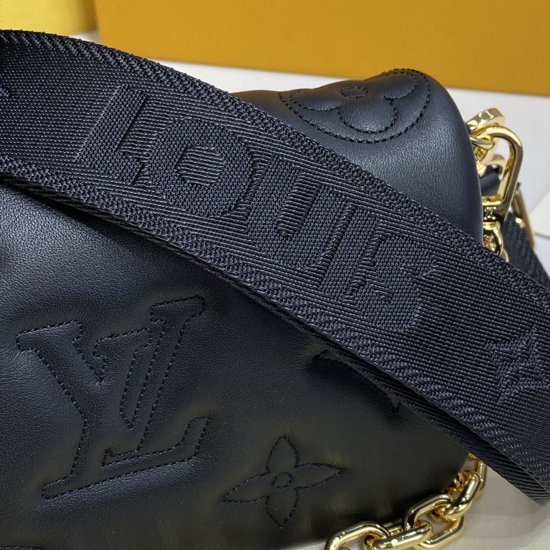 #m81398 l**is V*t*n bubblegram wallet on strap wallet