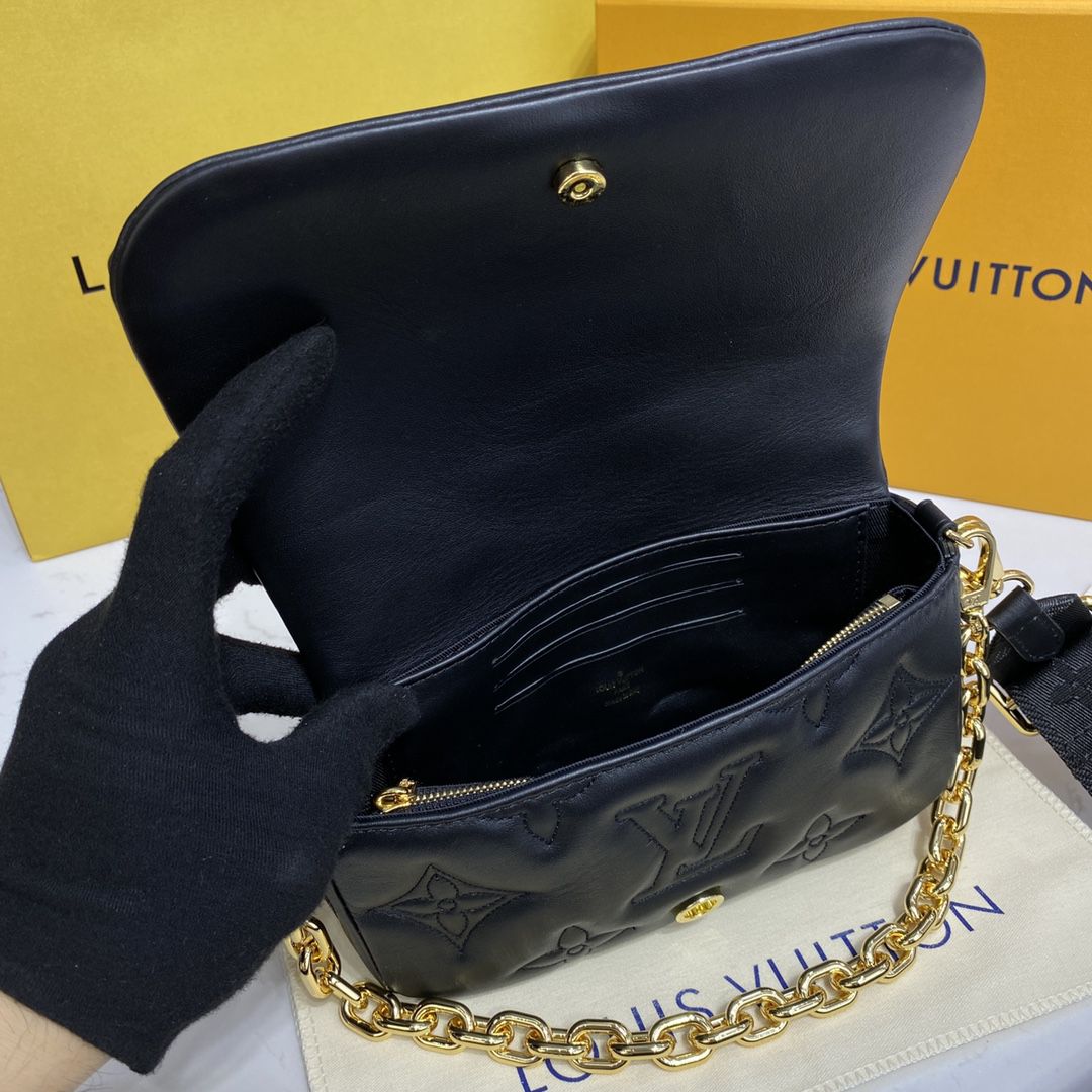#m81398 l**is V*t*n bubblegram wallet on strap wallet