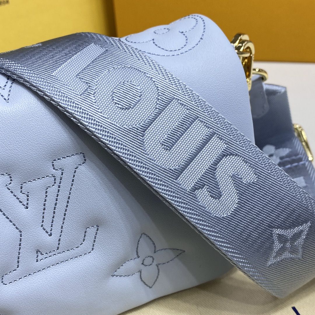 #m81399 l**is V*t*n bubblegram wallet on strap wallet
