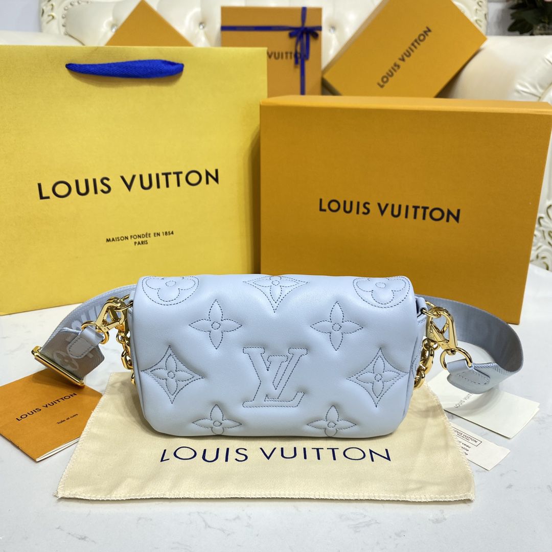 #m81399 l**is V*t*n bubblegram wallet on strap wallet