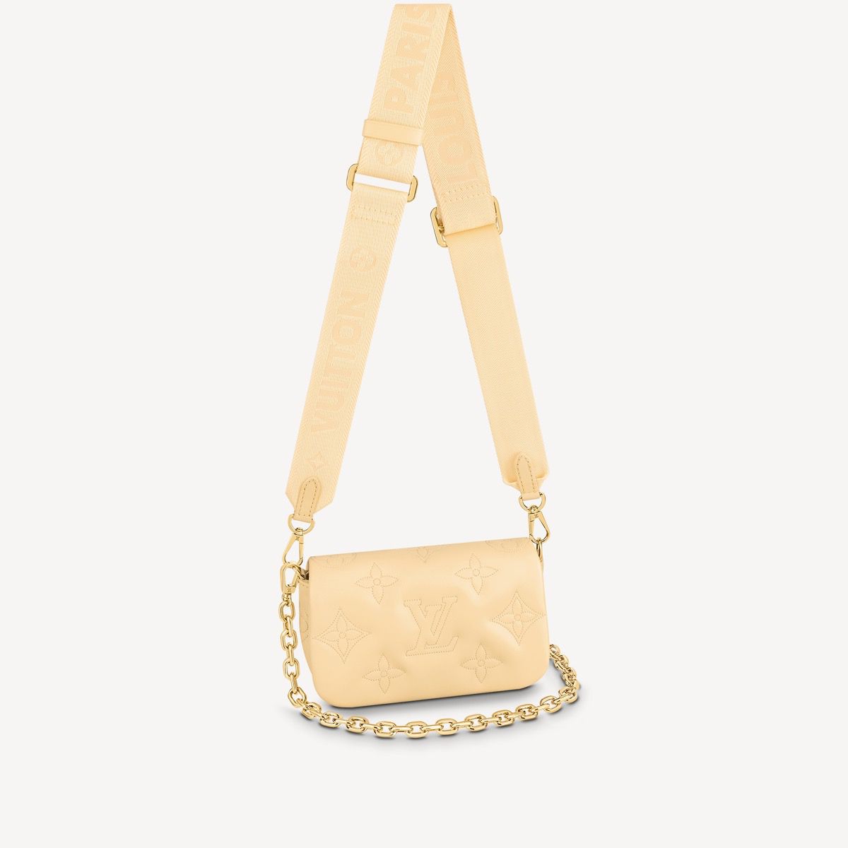 #m81400 l**is V*t*n bubblegram wallet on strap wallet