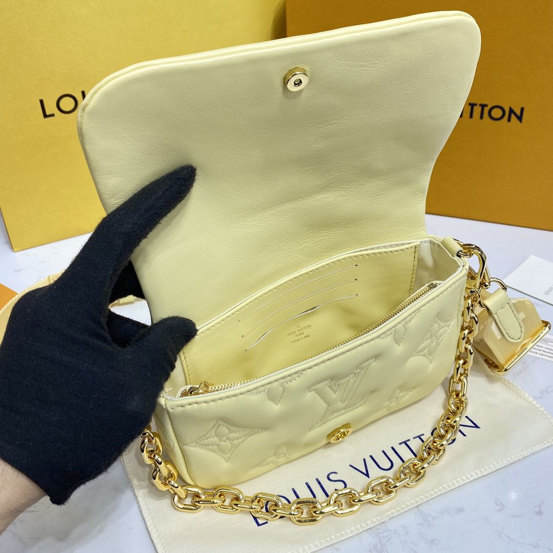 #m81400 l**is V*t*n bubblegram wallet on strap wallet