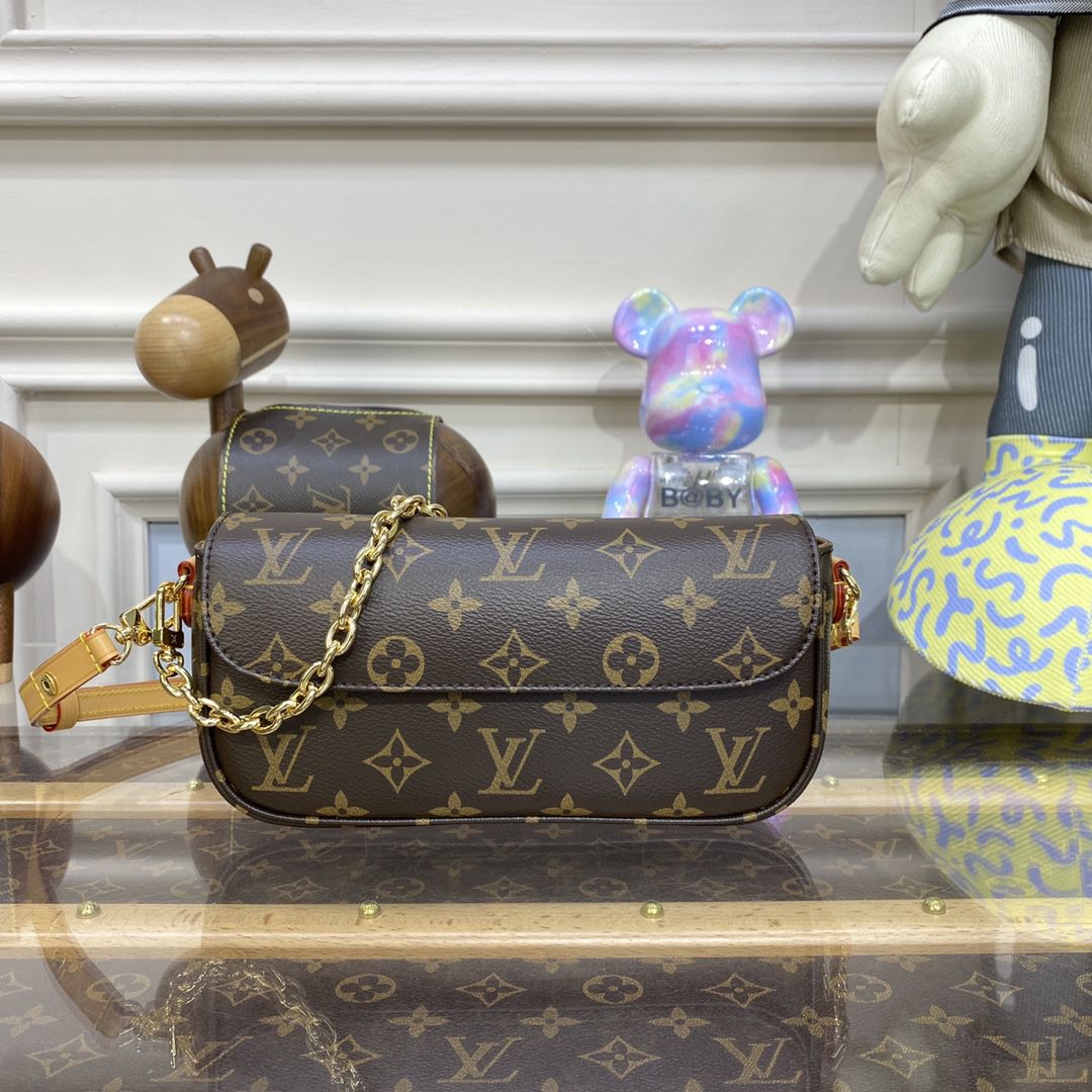 #m81911 l**is V*t*n monogram wallet on chain ivy bag