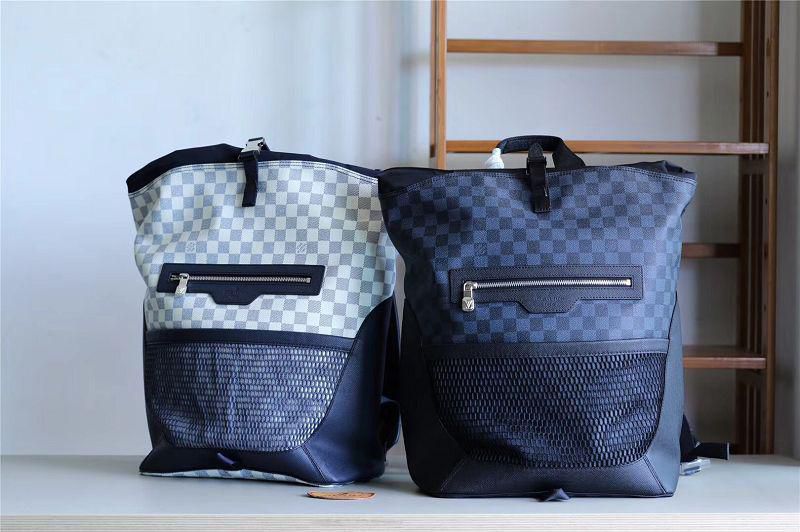 #n40018 l**is V*t*n 2018 men damier coastline matchpoint backpack