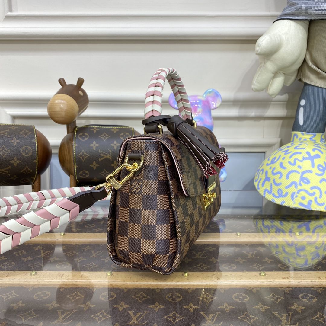 #n40451 l**is V*t*n damier ebene croisette bag
