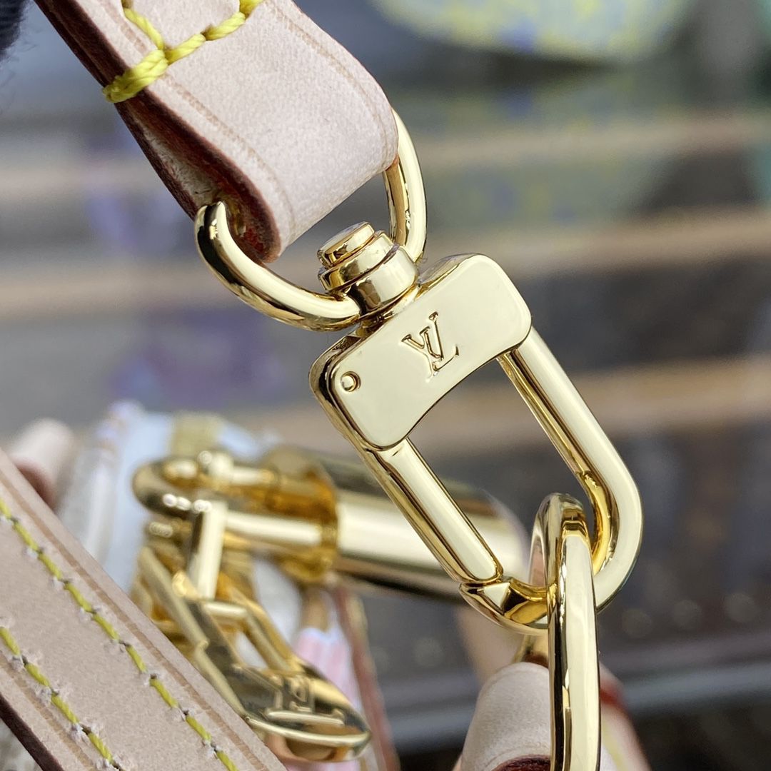 #n40472 l**is V*t*n damier azur alma bb handbag