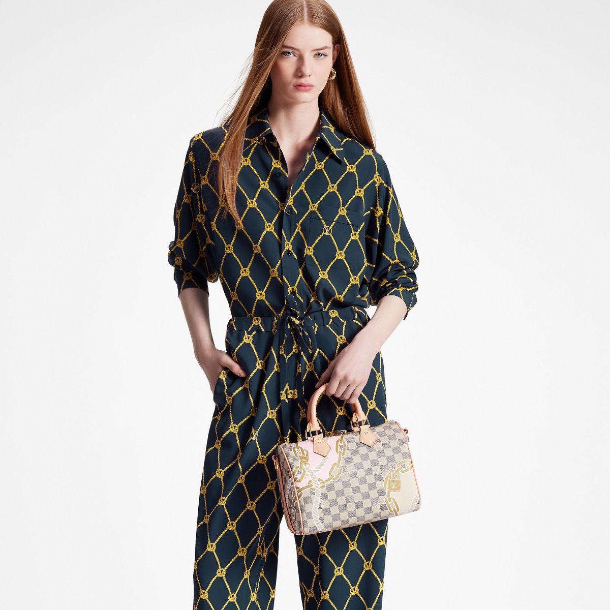 #n40473 l**is V*t*n damier azur speedy bandoulière 25