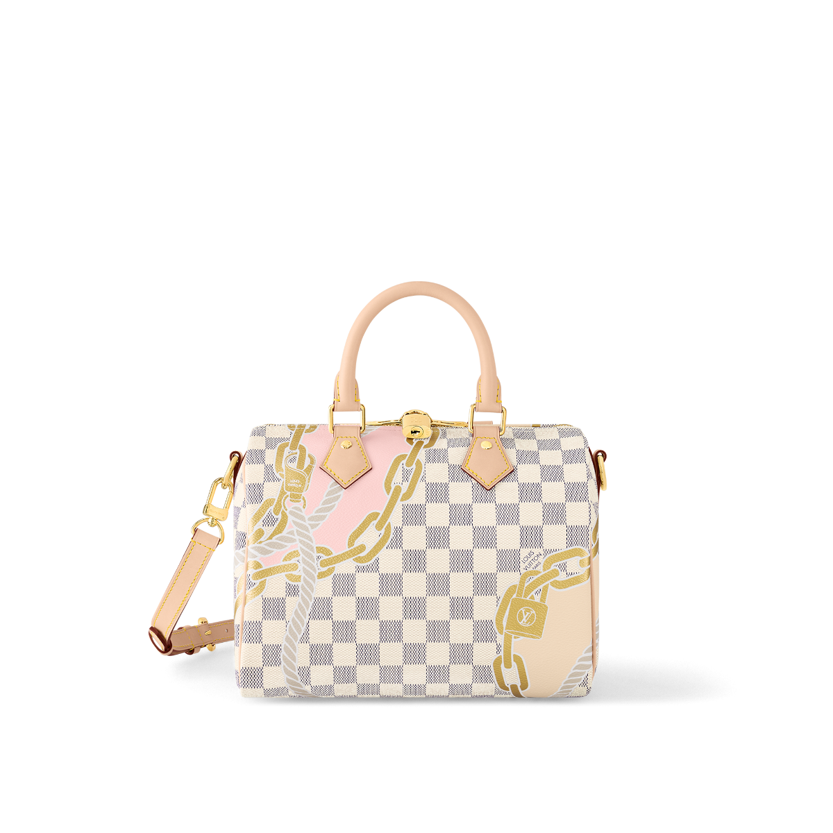 #n40473 l**is V*t*n damier azur speedy bandoulière 25