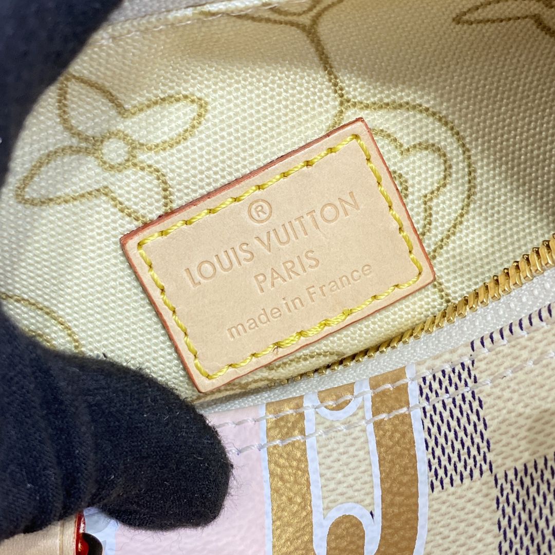 #n40473 l**is V*t*n damier azur speedy bandoulière 25