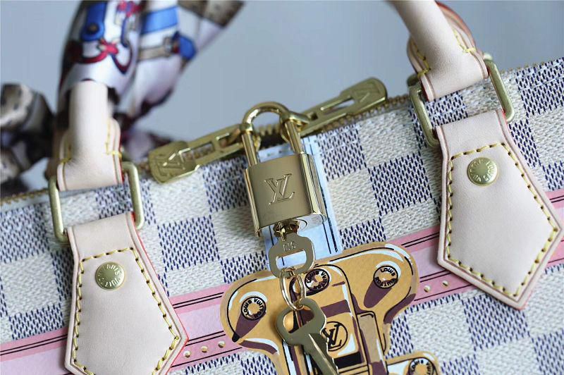 #n41063 l**is V*t*n 2018 premium monogram damier azur speedy 30