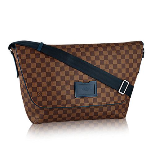 #n41256 l**is V*t*n 2015 men's damier ebene sprinter gm messenger bag