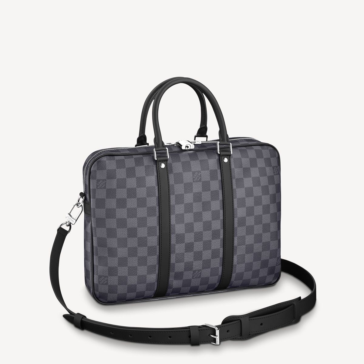 #n41478 l**is V*t*n damier graphite porte-documents voyage pm