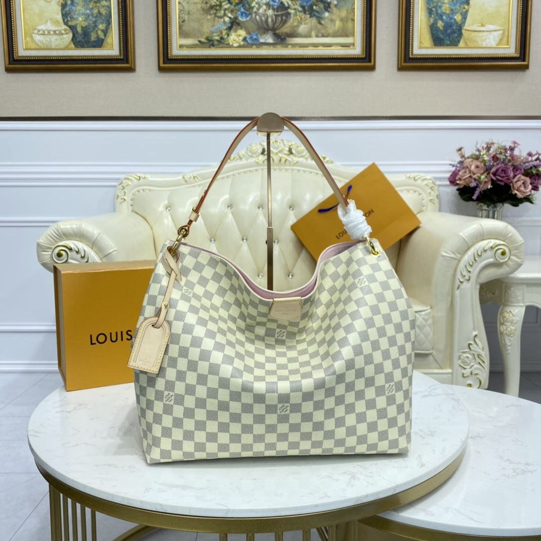 #n42249 l**is V*t*n damier azu graceful pm hobo