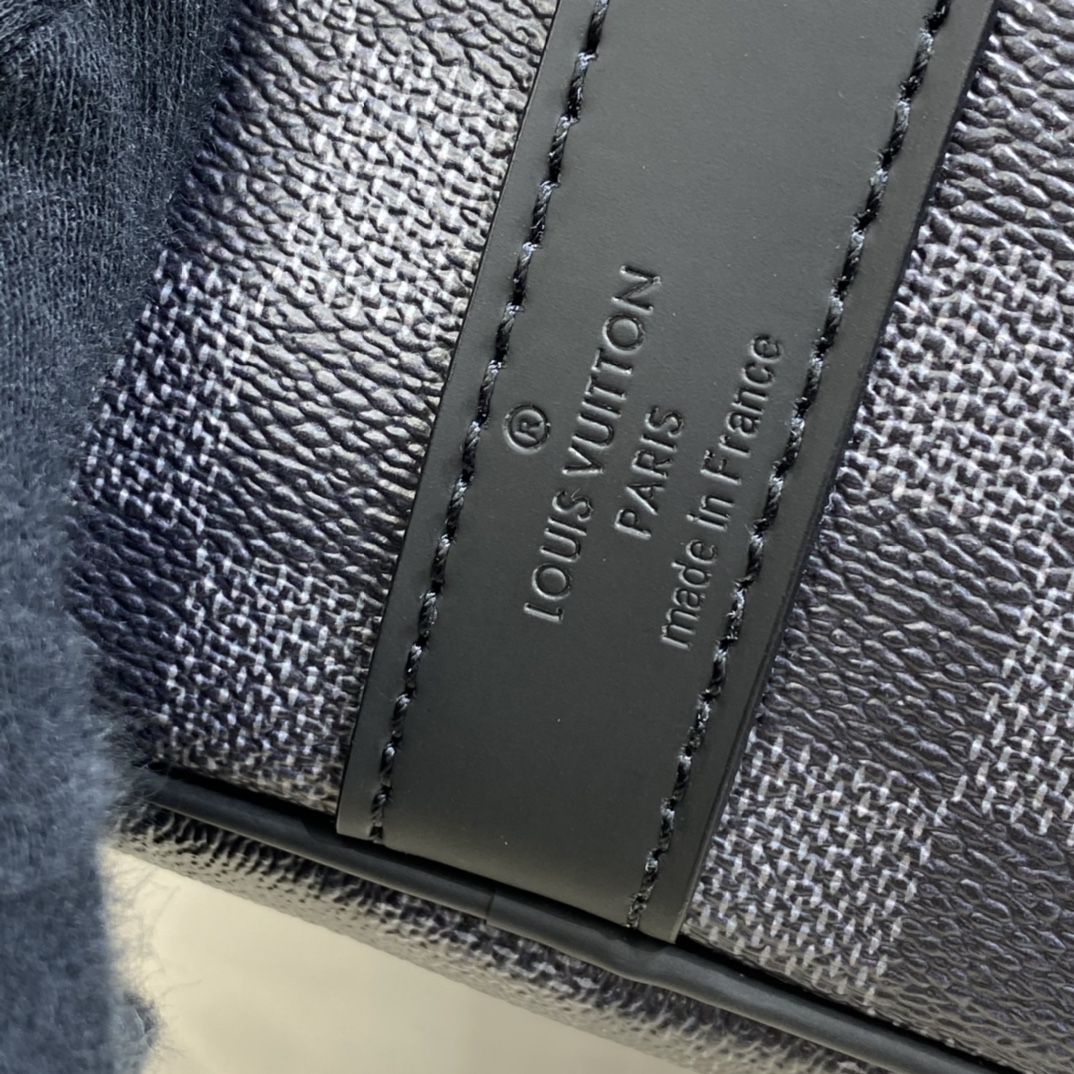 #n50016 l**is V*t*n damier graphite 3d keepall bandouliere 50