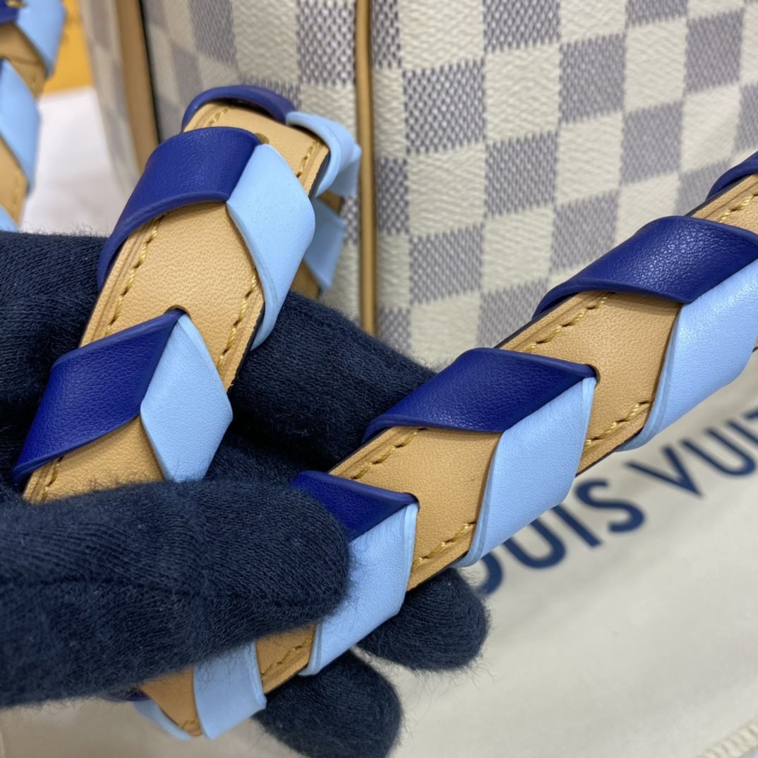 #n50054 l**is V*t*n damier azur speedy bandoulière 30