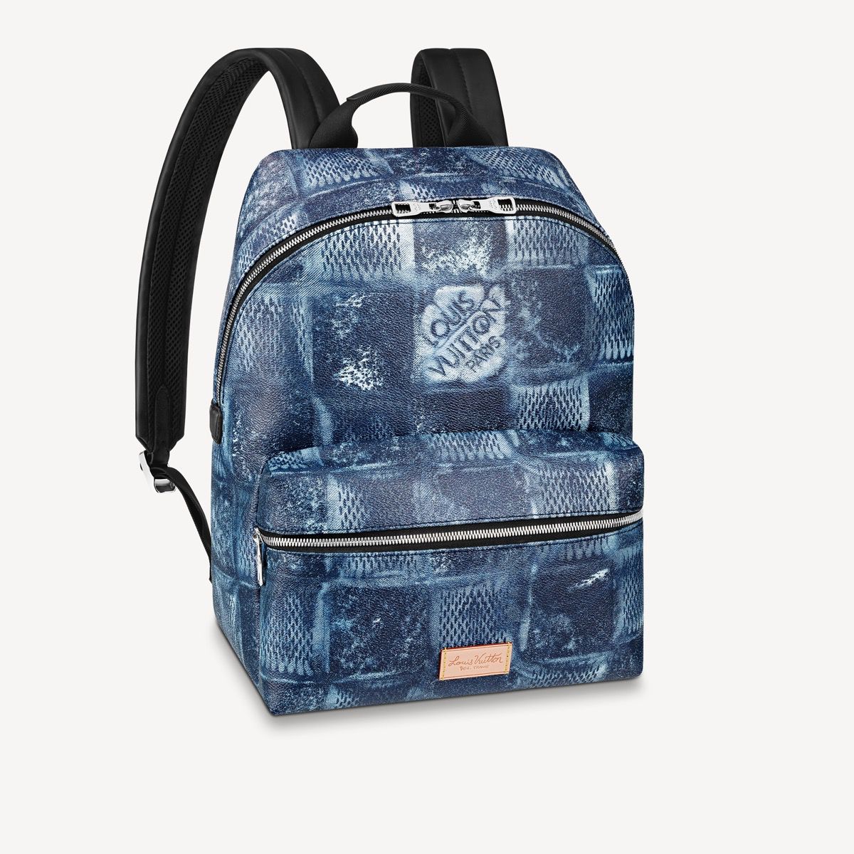 #n50060 l**is V*t*n damier salt canvas discovery backpack-ocean blue