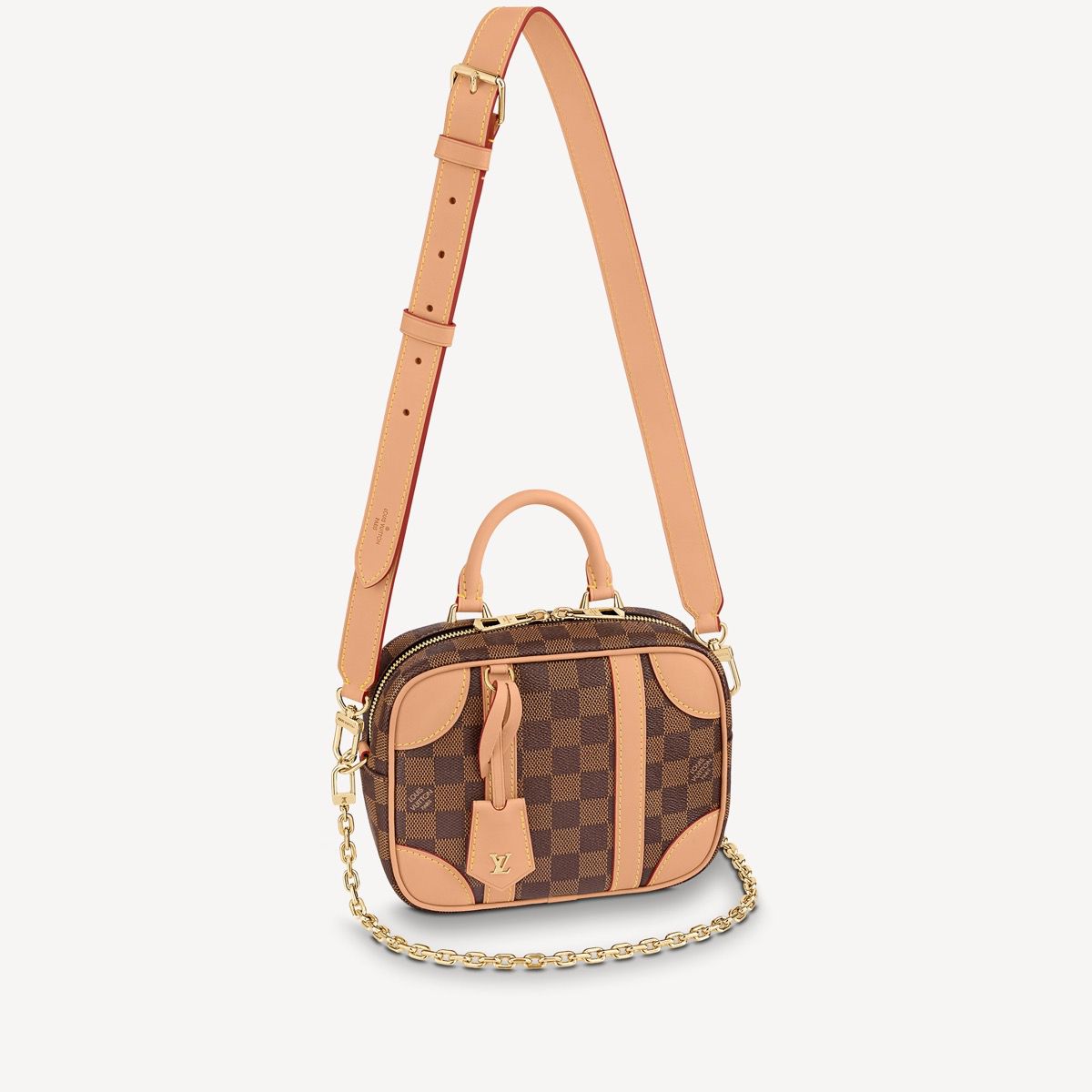 #n50065 l**is V*t*n damier ebene valisette souple bb handbag