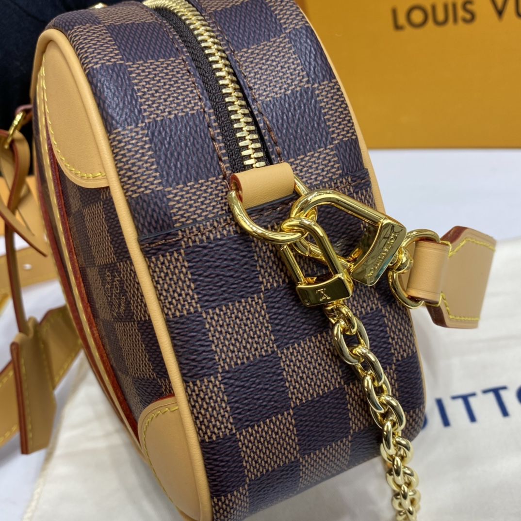 #n50065 l**is V*t*n damier ebene valisette souple bb handbag